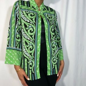 Vintage Bob Mackie Wearable Art Blouse (size medium)